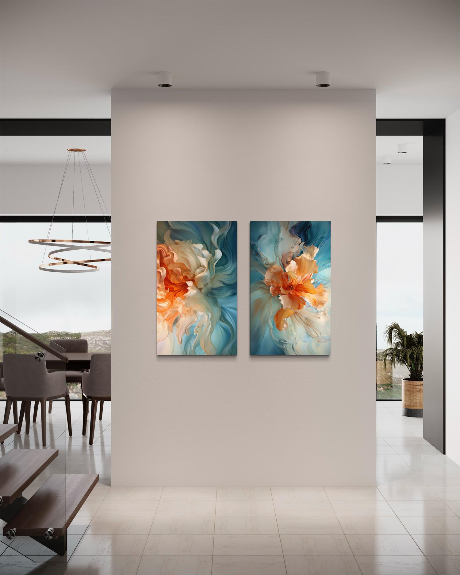 Flower Flotando 100x60 II